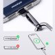 Innostyle INNOSTYLE SMYCZ DO TELEFONU NA SZYJE WKŁADKA CROSSBODY MOCNA FIOLETOWA 6MM 8