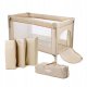 Hanks Kids ŁÓŻECZKO TURYSTYCZNE 2 levels BEIGE HANKSKIDS 2