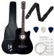 V-Tone V-TONE AG ONE BK gitara akustyczna 4/4 kostki pasek zapasowe struny pokrowiec akordy 2