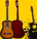 V-Tone V-TONE BCG SB gitara klasyczna 4/4 3x kostka do gry akordy zestaw 4