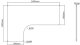 Biurko Powerton Blat biurka naro�nego, orzech, 160x110-60x2.5 cm, laminowana p�yta wi�rowa, 2