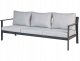 Beliani Sofa ogrodowa dla 3 osób KIATO Metal Jasnoszary 4