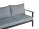 Beliani Sofa ogrodowa dla 3 osób KIATO Metal Ciemnoszary 8