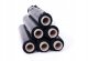 Folia stretch OfficeProducts Folia stretch OFFICE PRODUCTS, ręczna, 1,5kg netto, szer. 500mm, 23mikr., czarna 4