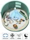 Wentylator Zilan WENTYLATOR KLIMATOR KOLUMNOWY AROMA XXL 106CM 3L LED PILOT MEGA MOC 60W 5