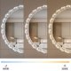 Tutumi LUSTRO ŚCIENNE LED KRYSZTAŁOWE 60cm YH-3561 4