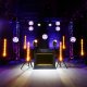 DNA stanowisko DJ z podświetlaną tablicą DNA DJ BOOTH BK 2