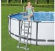 Bestway Bestway bezpieczna antypoślizgowa metalowa Drabinka do basenu 132cm 58332 EDUKAMP 2