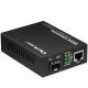 Konwerter światłowodowy Qoltec Switch niezarządzalny Qoltec Dwukierunkowy Media Konwerter 1x RJ45 1x SFP | 1000Mb/s | 5V 1