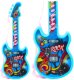 LeanToys Gitara Elektryczna Dla Dzieci Melodie Gama Solmizacyjna Niebieski LEAN Toys 1