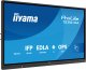 System interaktywny iiyama TE5513A-B1AG signage display Interaktywny płaski panel 138,7 cm (54.6") Wi-Fi 450 cd/m² 4K Ultra HD Czarny Ekran dotykowy Procesor wbudowany Android 18/7 4