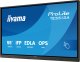 System interaktywny iiyama TE6513A-B1AG signage display Interaktywny płaski panel 163,8 cm (64.5") Wi-Fi 450 cd/m² 4K Ultra HD Czarny Ekran dotykowy Procesor wbudowany Android 18/7 5