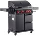 Landmann Cool Black 4.1 maxX Grill ogrodowy gazowy 18.6 kW 76 cm x 41 cm 1