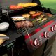 Landmann Cool Black 4.1 maxX Grill ogrodowy gazowy 18.6 kW 76 cm x 41 cm 11