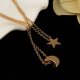 ITIMPORT NASZYJNIK CHOKER CELEBRYTKA DŁUGI BOHO ZŁOTY 22 8