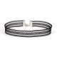 ITIMPORT CHOKER Koronkowy Haft Czarny NASZYJNIK Gothic CH09 1