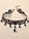 ITIMPORT .CHOKER Koronkowy Haft Czarny NASZYJNIK Elegancki 3