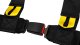 SLIDE_F Pasy sportowe Slide V2 Czarne 4P 3" E4 2