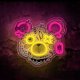 TelForceOne Neon ART LED PUNK MIŚ róż-żółty FLA01 Forever Light 8