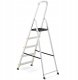 DRABEST Drabina aluminiowa, 5 stopni, wytrzymałość 150 kg I-1915 5