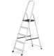 DRABEST Drabina aluminiowa, 5 stopni, wytrzymałość 150 kg I-1915 6