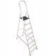 DRABEST Drabina aluminiowa, 8 stopni, wytrzymałość 150 kg I-1918 2