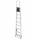 DRABEST Drabina aluminiowa, 8 stopni, wytrzymałość 150 kg I-1918 4