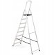 DRABEST Drabina aluminiowa, 8 stopni, wytrzymałość 150 kg I-1918 5