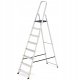 DRABEST Drabina aluminiowa, 8 stopni, wytrzymałość 150 kg I-1918 6