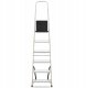 DRABEST Drabina aluminiowa, 6 stopni, wytrzymałość 150 kg I-1916 3