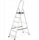 DRABEST Drabina aluminiowa, 6 stopni, wytrzymałość 150 kg I-1916 6