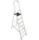DRABEST Drabina aluminiowa, 7 stopni, wytrzymałość 150 kg I-1917 2
