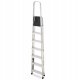 DRABEST Drabina aluminiowa, 7 stopni, wytrzymałość 150 kg I-1917 4