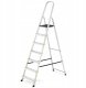 DRABEST Drabina aluminiowa, 7 stopni, wytrzymałość 150 kg I-1917 6