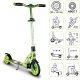 SixDegrees Six Degrees Aluminium Scooter 180/145 mm green AU 587 1