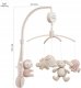 Clementoni Baby's only musical carousel animals 0+ Old pink/ Warm linen BO-815.023.061.50 2