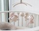 Clementoni Baby's only musical carousel animals 0+ Old pink/ Warm linen BO-815.023.061.50 4