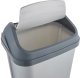 Kosz na śmieci Comfort Atkritumu spainis ar grozamu vaku 50L Swantje 38 5x29x66cm gaisa sudraba krasa 4001515308953 14