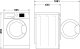 Pralko-suszarka LG Whirlpool  11 kg / 7 kg  dzilums 60.5 cm  1600 apgr/min - Velas mazgajama masina ar zavetaju 11