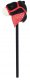 LeanToys Hobby Horse miękka głowa konia koń na kiju rży 68 cm dźwięki galopu plusz 8