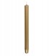 Donau Home Świeca stołowa długa ryflowana DONAU HOME 25x300 mm 4 szt. złota 1