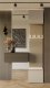 Goodhome Garderoba Wieszak HAGA 1W KASZMIR 3