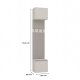 Goodhome Garderoba Wieszak HAGA 1W KASZMIR 5