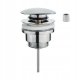 Watersolution Instadrain korek 2 w 1 klik-klak/otwarty do umywalki z przelewem i bez przelewu, chrom 2848 1