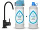 Zmiękczacz wody Dafi System filtrujący FLOW COMFORT 2x Filtr DC10 + kran ALTO czarny 1
