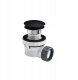 Syfon wirquin Wirquin syfon umywalkowy Nano quick-clack, czarny mat 30723978 1