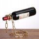 ITIMPORT Stojak na WINO ZŁOTY ŁAŃCUCH ALKOHOL BUTELKĘ STYLOWY 3