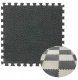 ITIMPORT Puzzle na podłogę PLUSZOWA Piankowe DYWAN MATA Aksamitna DZIECI 30cm SZARA 1