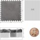 ITIMPORT Puzzle na podłogę PLUSZOWA Piankowe DYWAN MATA Aksamitna DZIECI 30cm SZARA 6