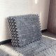 ITIMPORT Puzzle na podłogę PLUSZOWA Piankowe DYWAN MATA Aksamitna DZIECI 30cm SZARA 10
